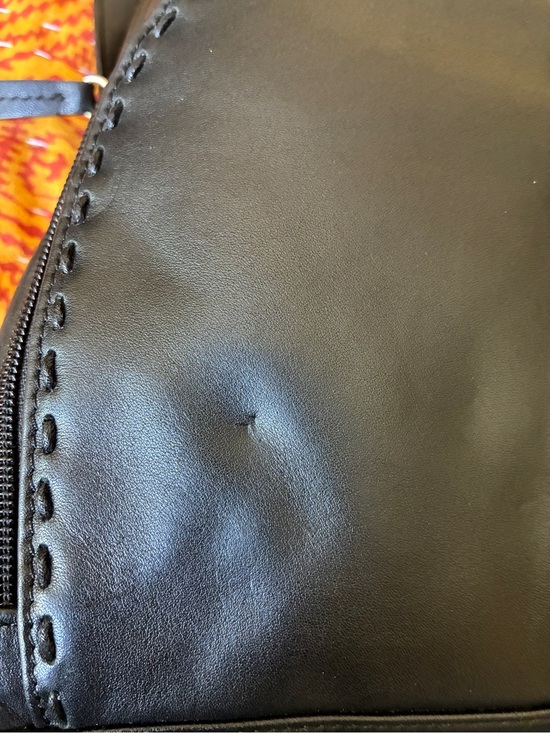 Luz Claiborne black leather backpack main image 4